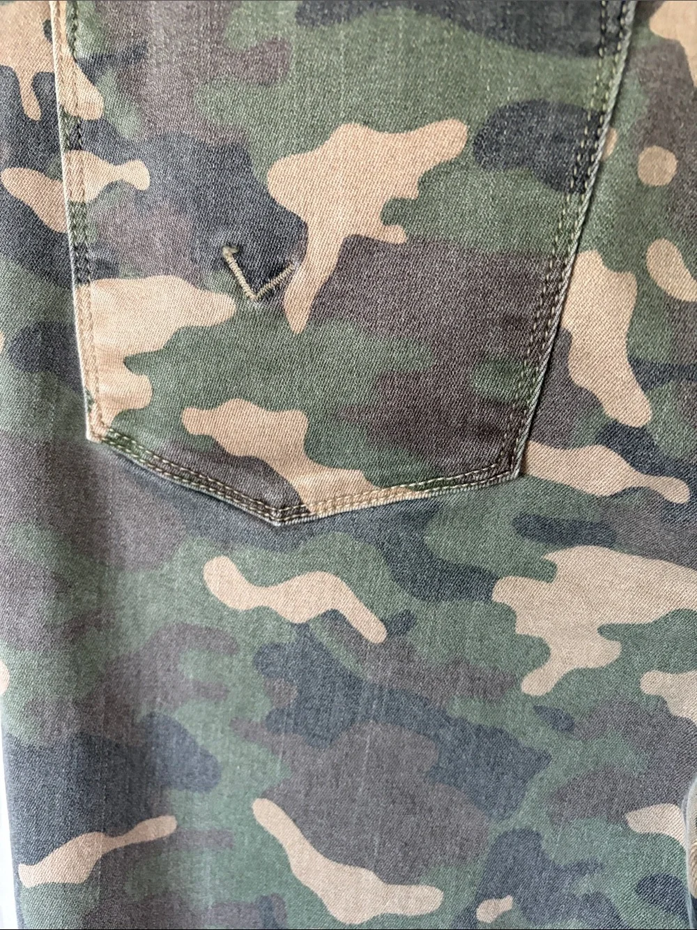 Hudson Jeans Women’s Camo Skinny Jeans - Green & Tan